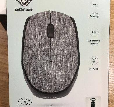 Wirless Mouse (Green Lion)